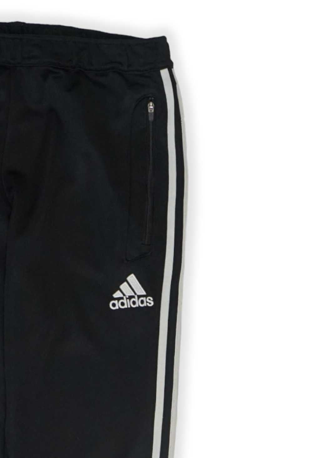 Vintage Adidas Black Tracksuit Bottoms - Small - image 7