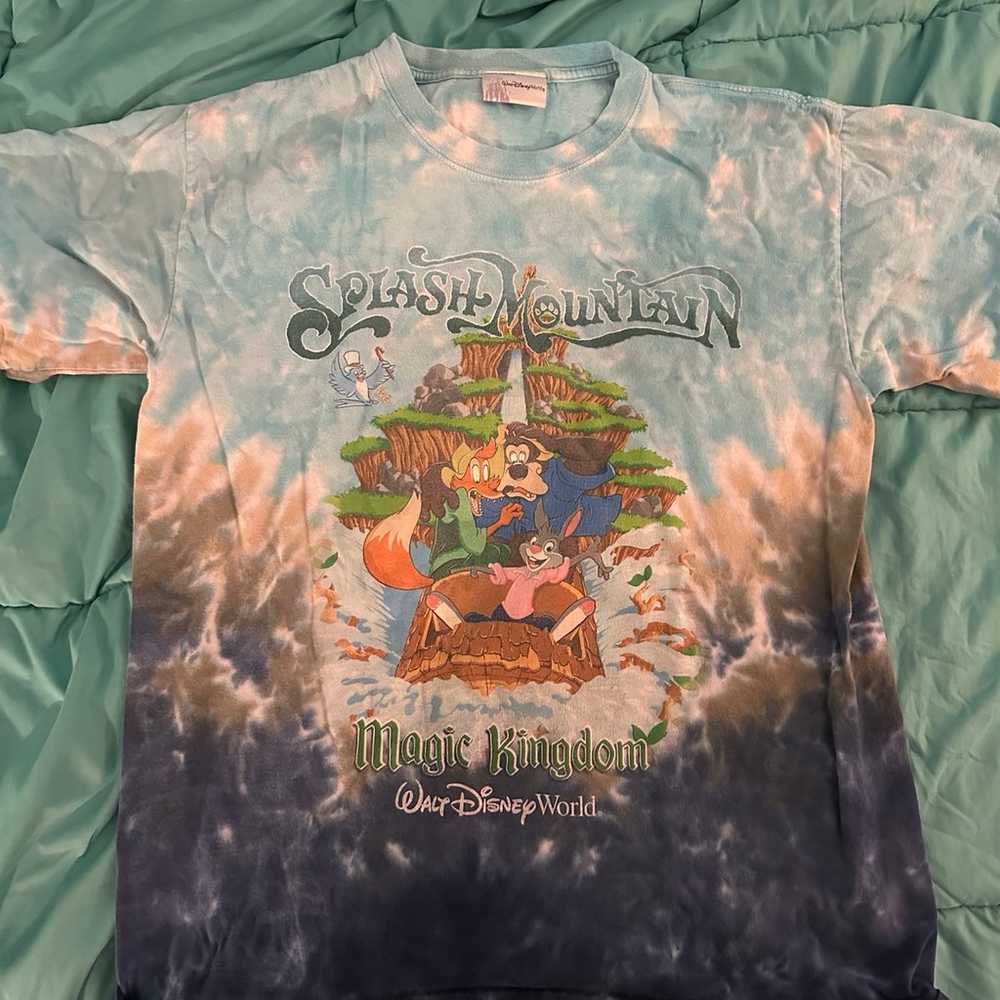 Magic Kingdom Splash Mountain Tie Dye Shirt- Adul… - image 1