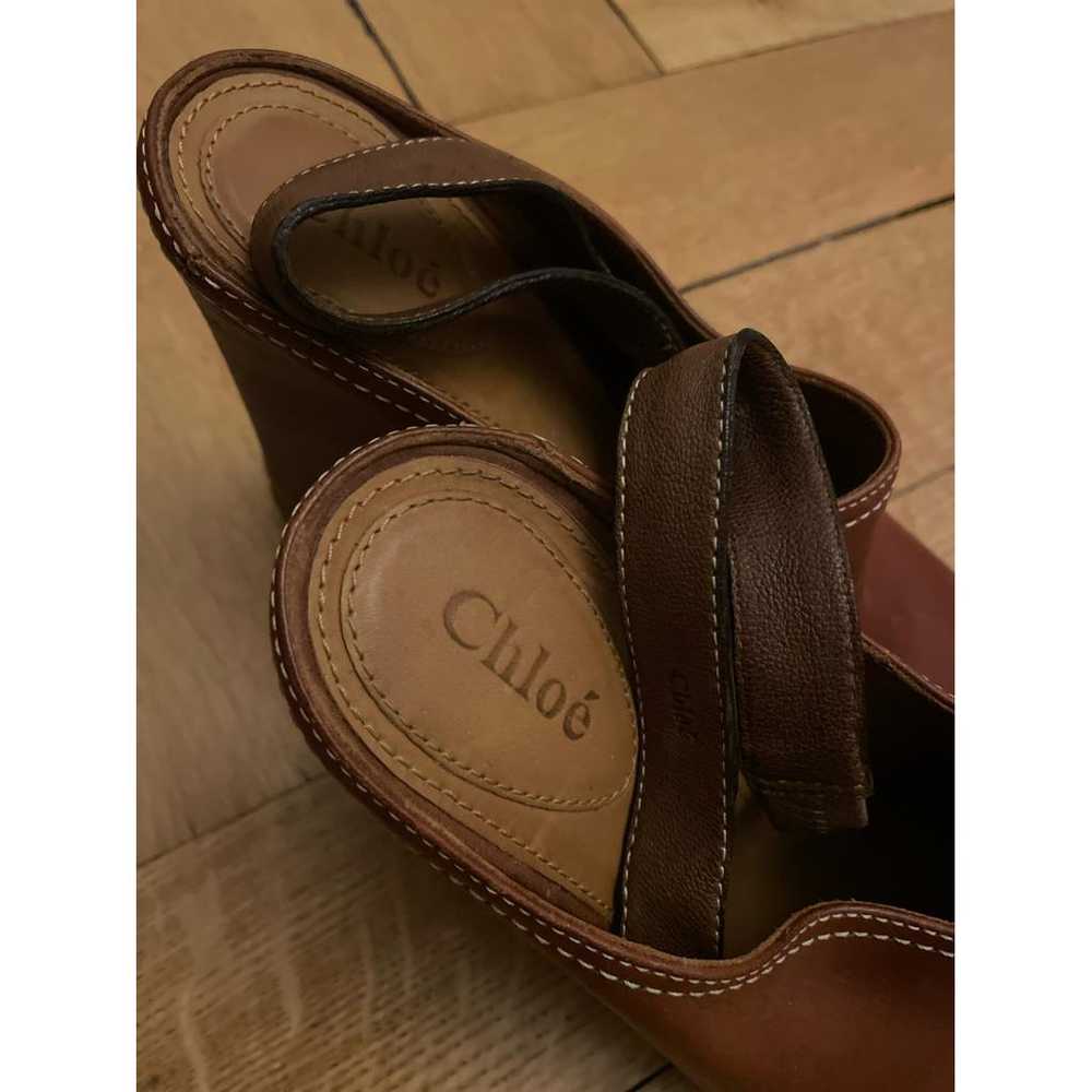 Chloé Leather mules & clogs - image 2