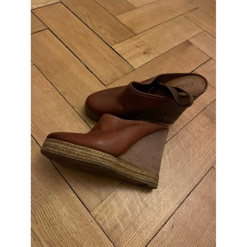 Chloé Leather mules & clogs - image 4