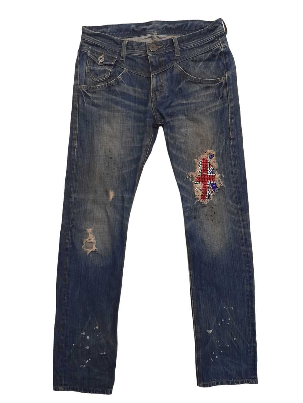 Designer × Distressed Denim × Japanese Brand Ratt… - image 1