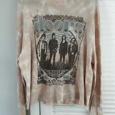 Daydreamer Free People The Doors Cropped Shirt 2X