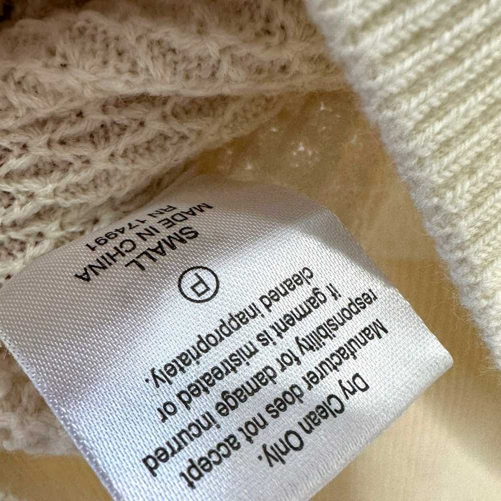 Merlette Cream Cala Puff-Sleeve Merino Wool Sweat… - image 11