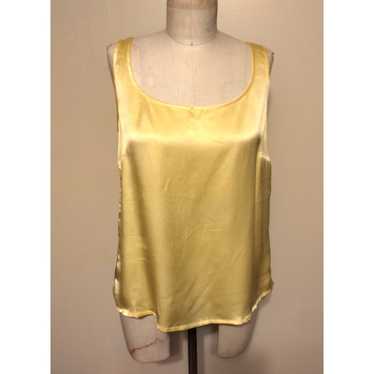 Vintage Eacada 42 Pink Yellow orders Sequin Stripe Knit Cardigan Strappy Tank Top Set