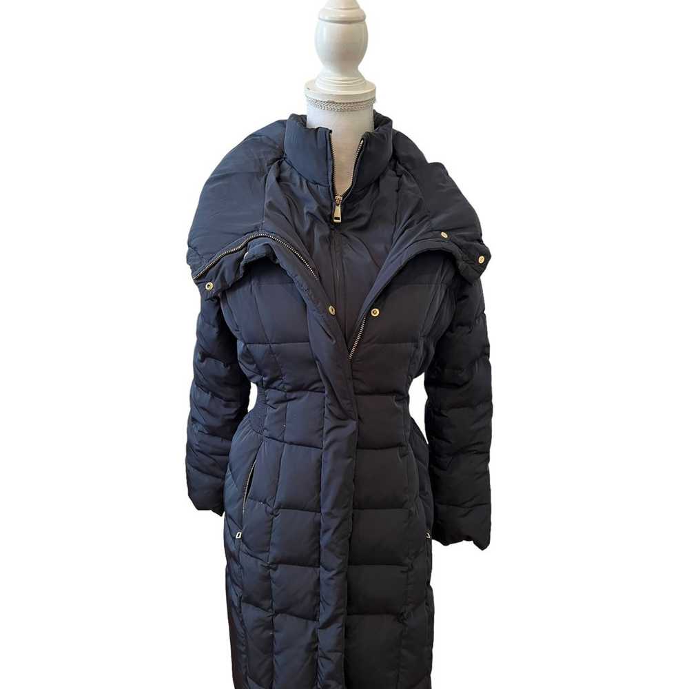 Cole Haan Winter Long Down Quilted Puffer Coat Na… - image 2
