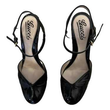 Gucci Sylvie patent leather heels - image 1