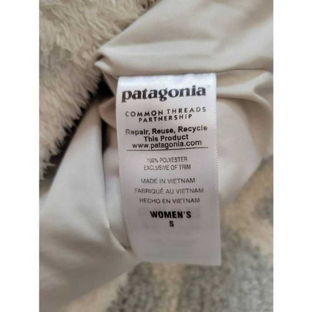 Patagonia Los Gatos White Cream Fuzzy Plush Vest … - image 8