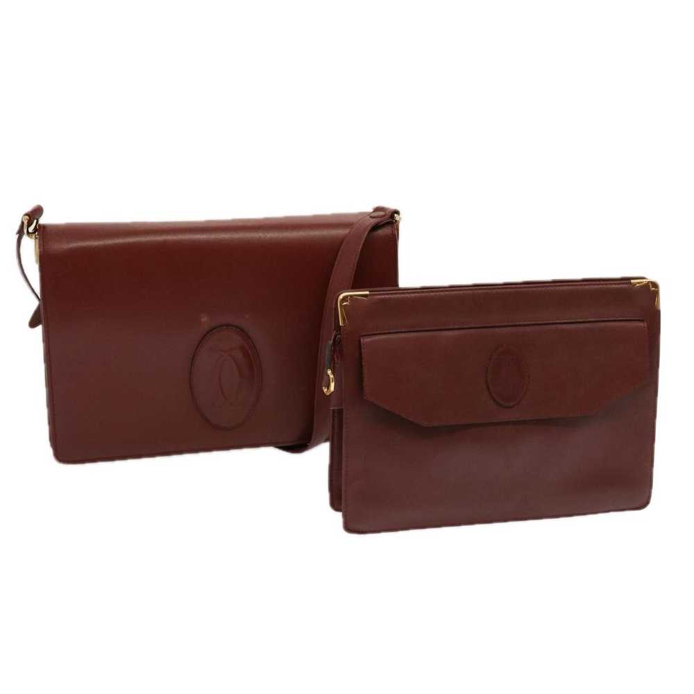 Cartier CARTIER Clutch Bag Shoulder Bag Leather 2… - image 1