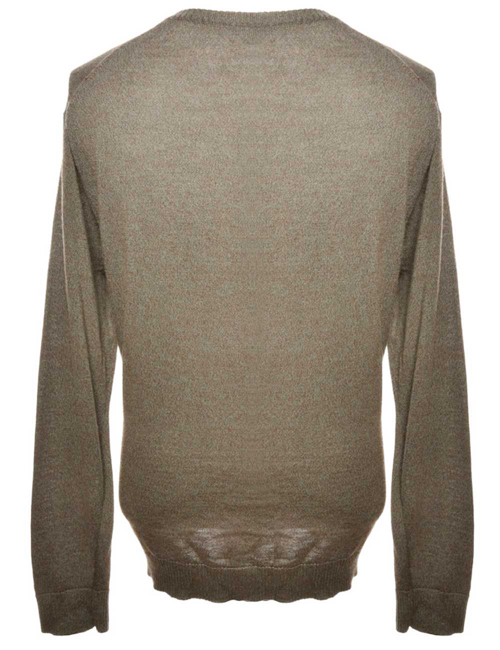 Long Sleeved Dark Grey Jumper - L - image 2