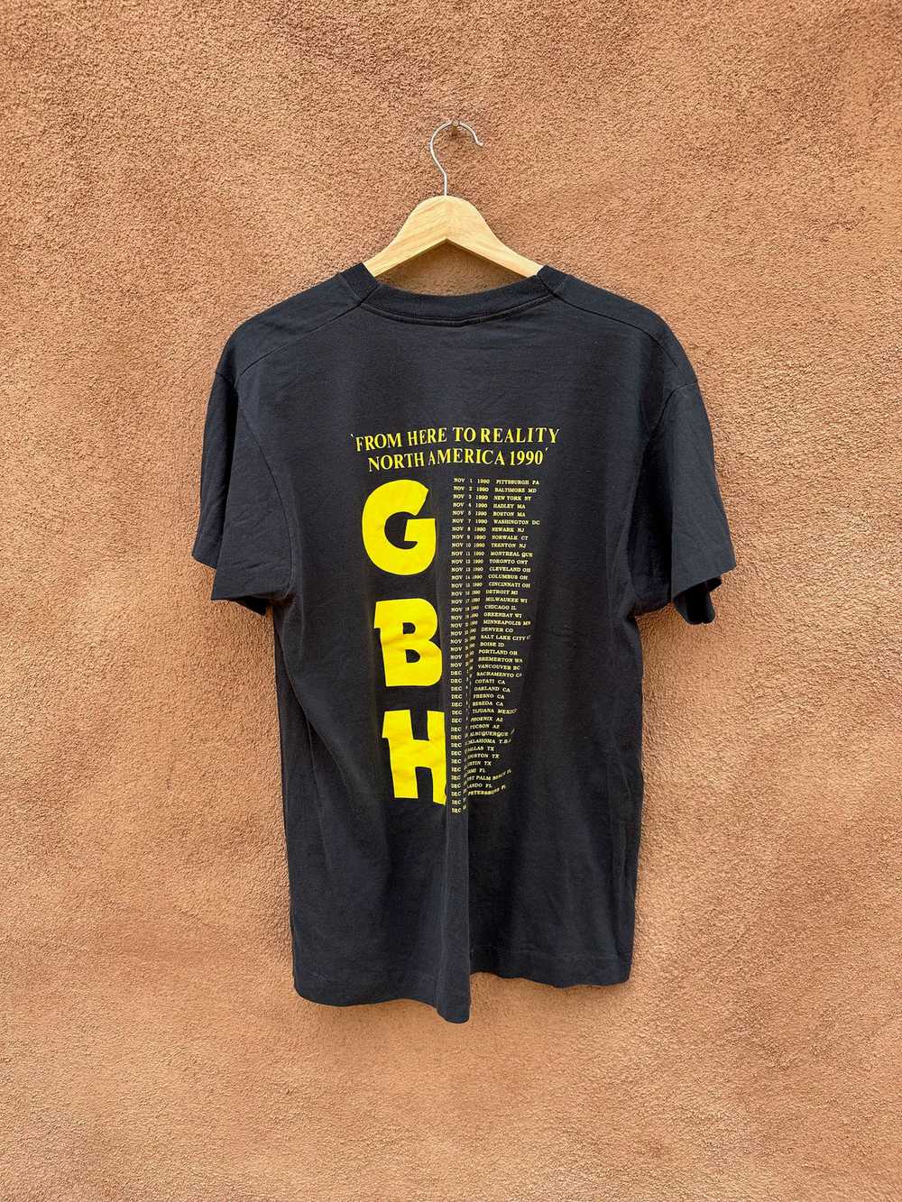 GBH 1990 North American Tour T-shirt, Screen Stars - image 2