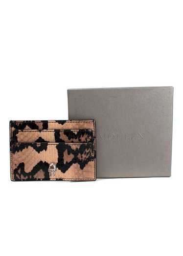 Managed by hewi Alexander McQueen Pink Python Card