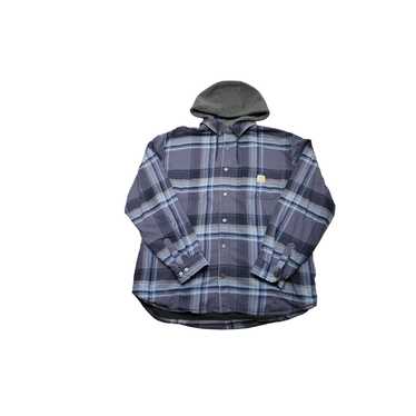 Carhartt Relaxed Fit Flannel Plaid Hoodie
