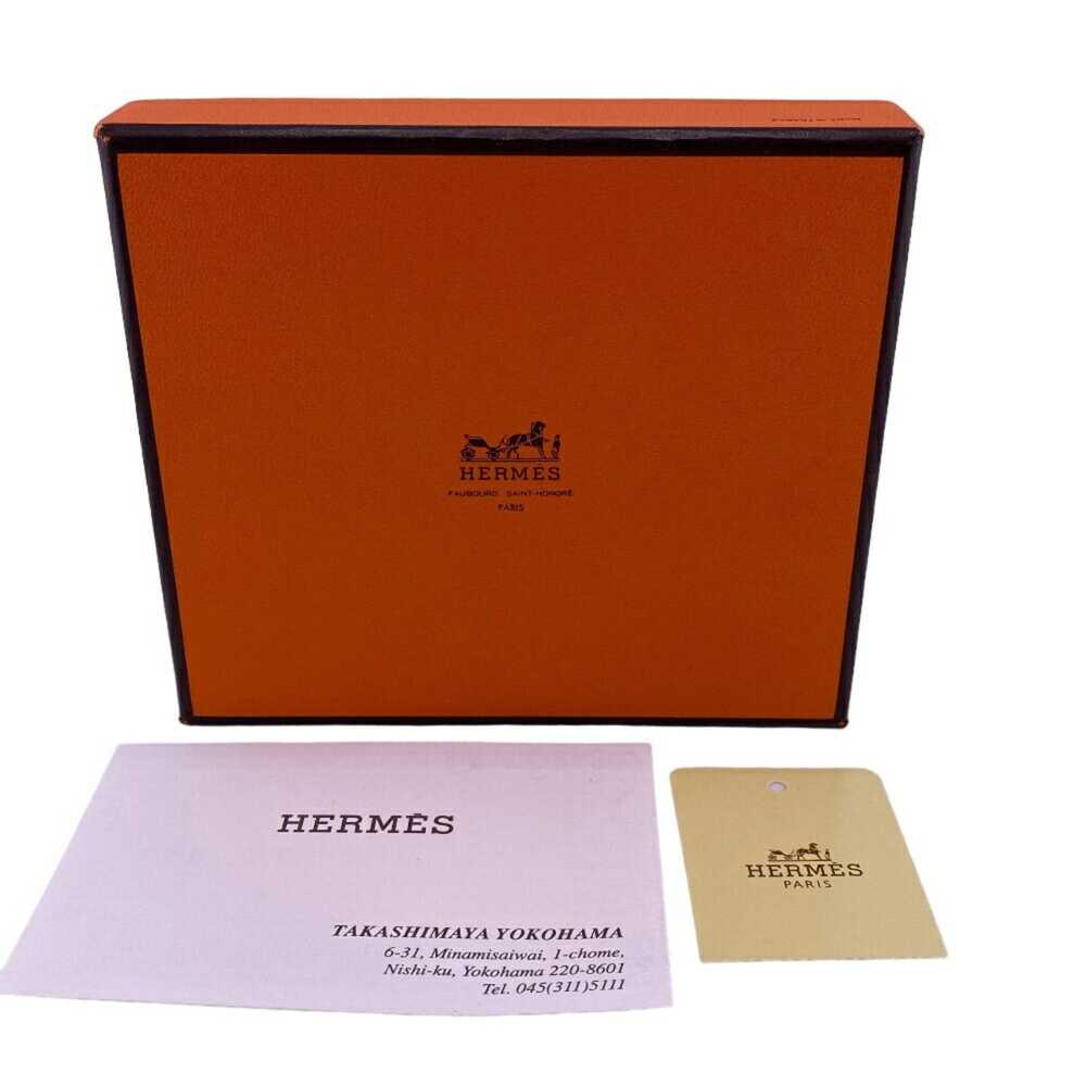 Hermes Hermes Bi-fold Twill Citizen Billfold Blac… - image 12