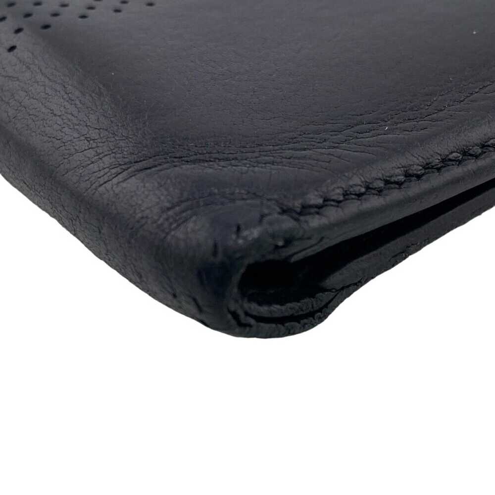 Hermes Hermes Bi-fold Twill Citizen Billfold Blac… - image 3