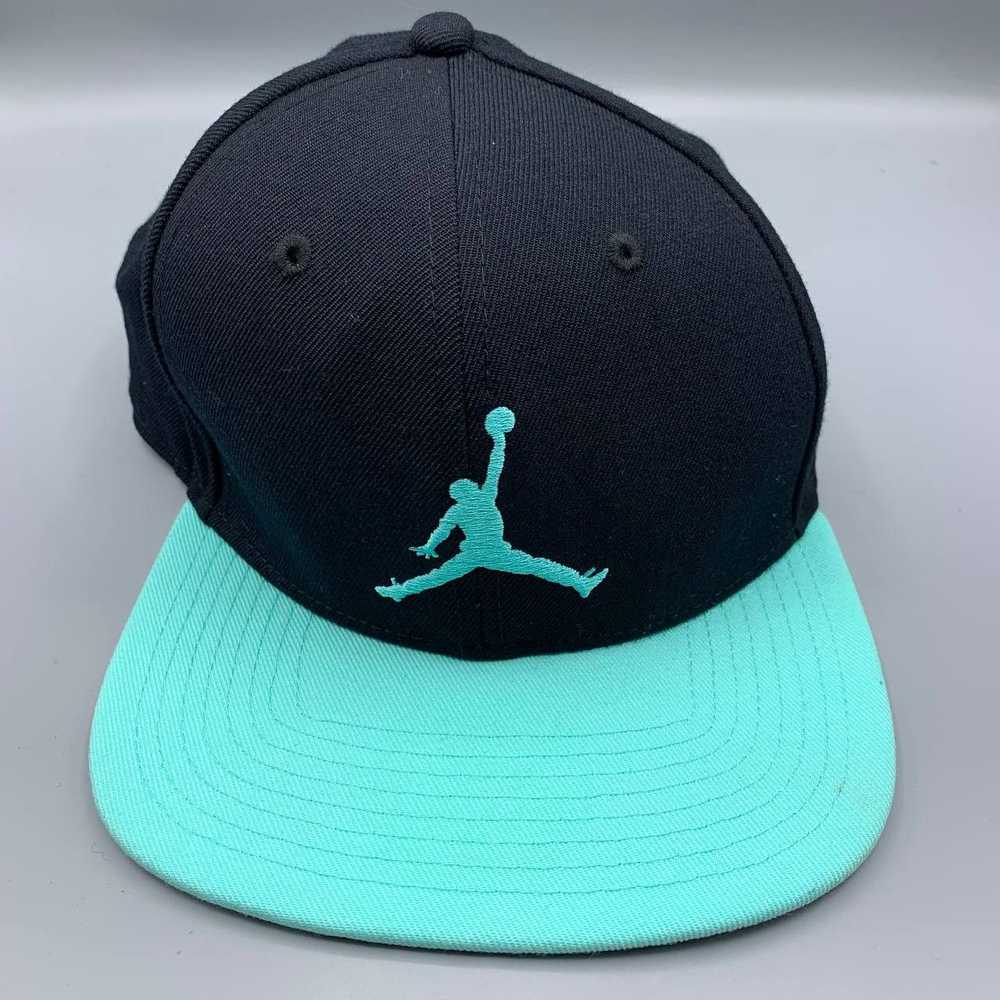 Jordan Brand Air Jordan Hat Men Black Blue Cement… - image 1