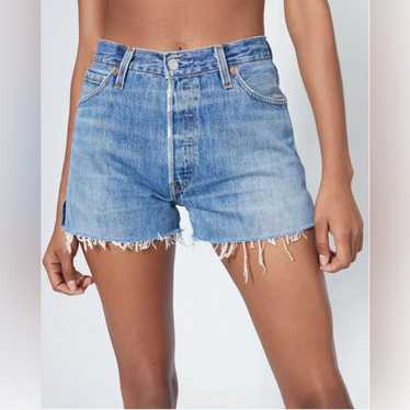 RE/DONE RE/DONE Vintage Levi’s High Rise Shorts Bl