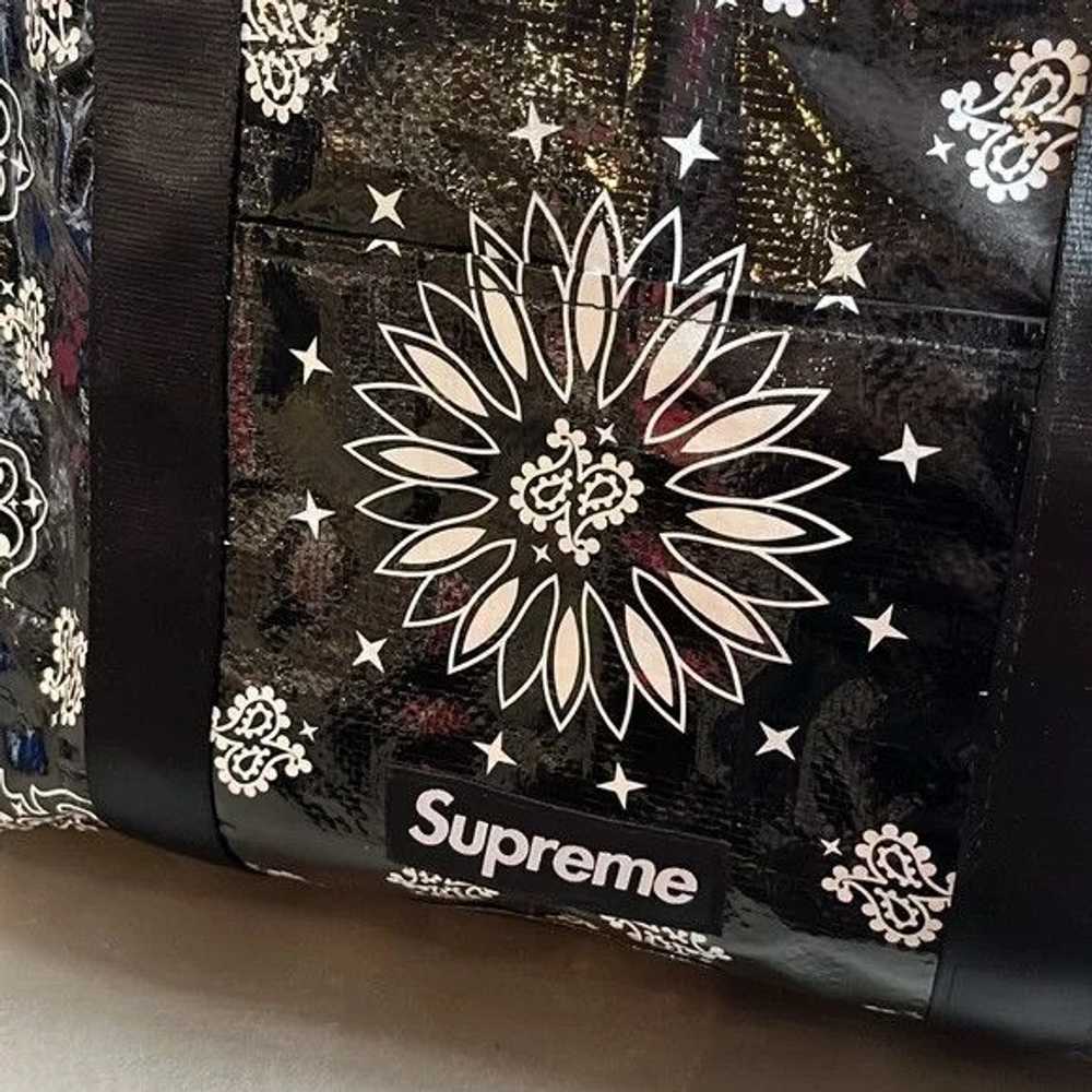 Supreme Supreme SS/21 Black Bandana Tarp Small Du… - image 7