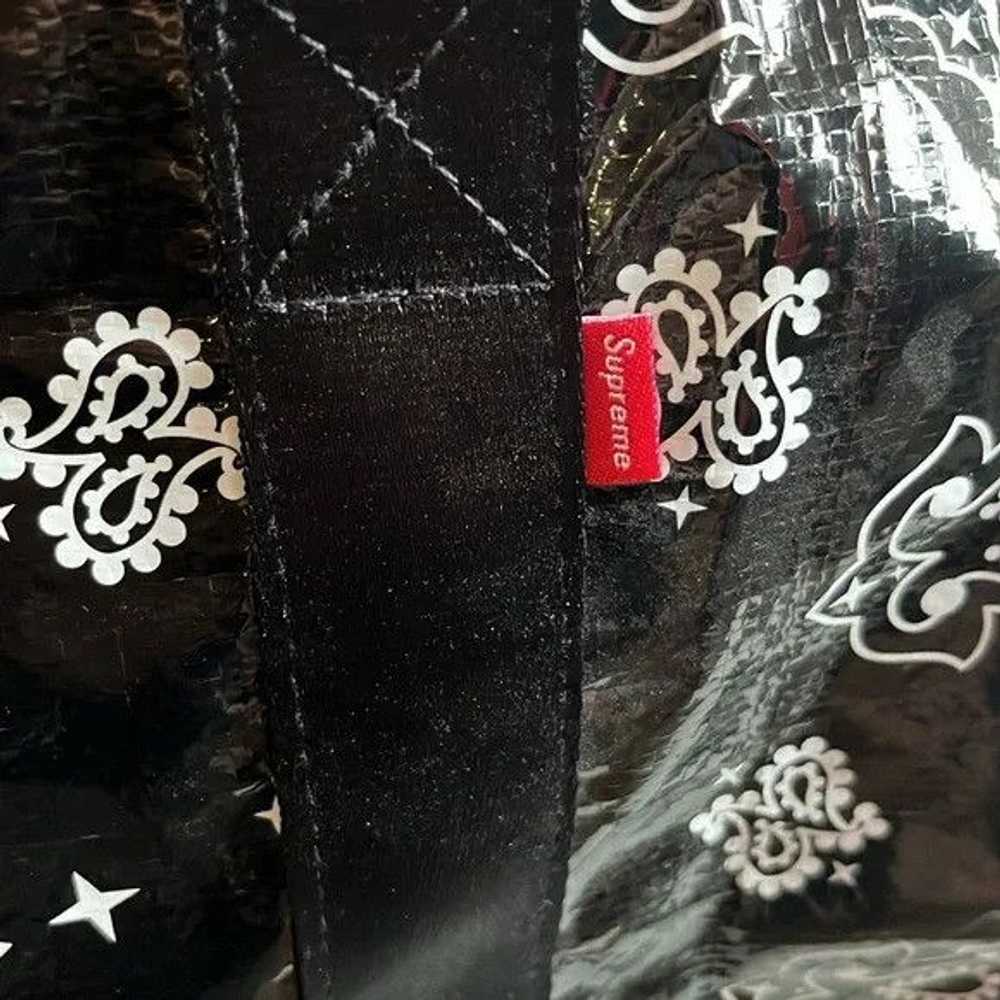 Supreme Supreme SS/21 Black Bandana Tarp Small Du… - image 8