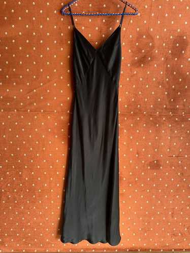 Dissh Black satin slip dress (S) | Used, Secondhan