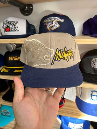 Vintage 90s Michigan Wolverines Cap Boy SnapBack