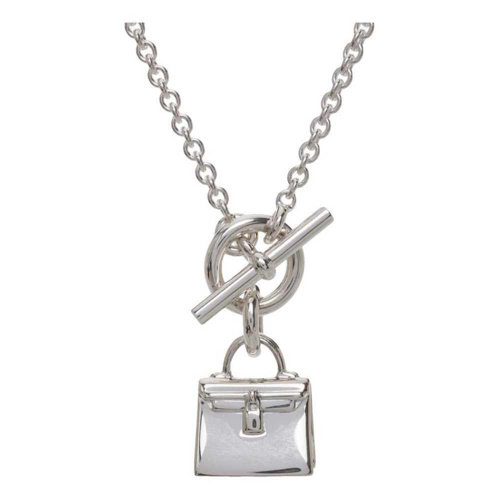 Hermès Amulette silver pendant - image 1