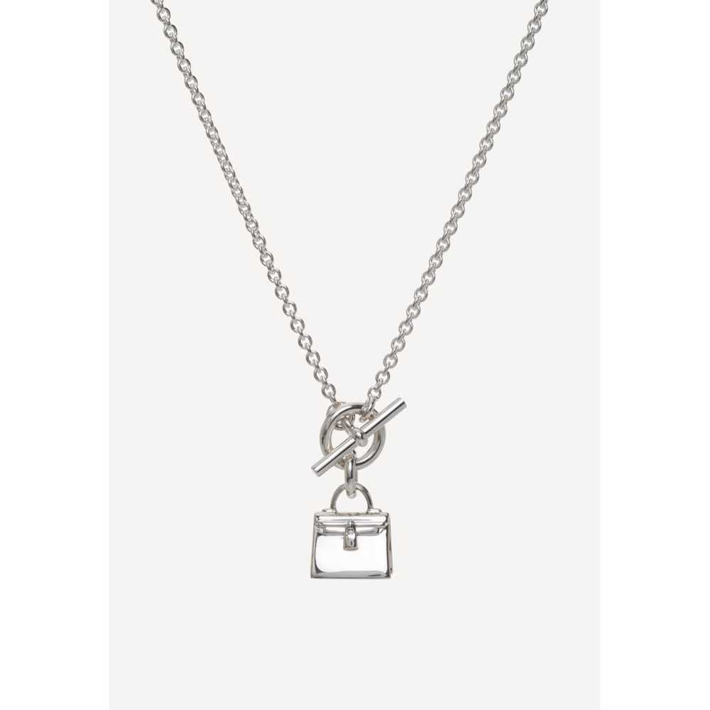 Hermès Amulette silver pendant - image 2