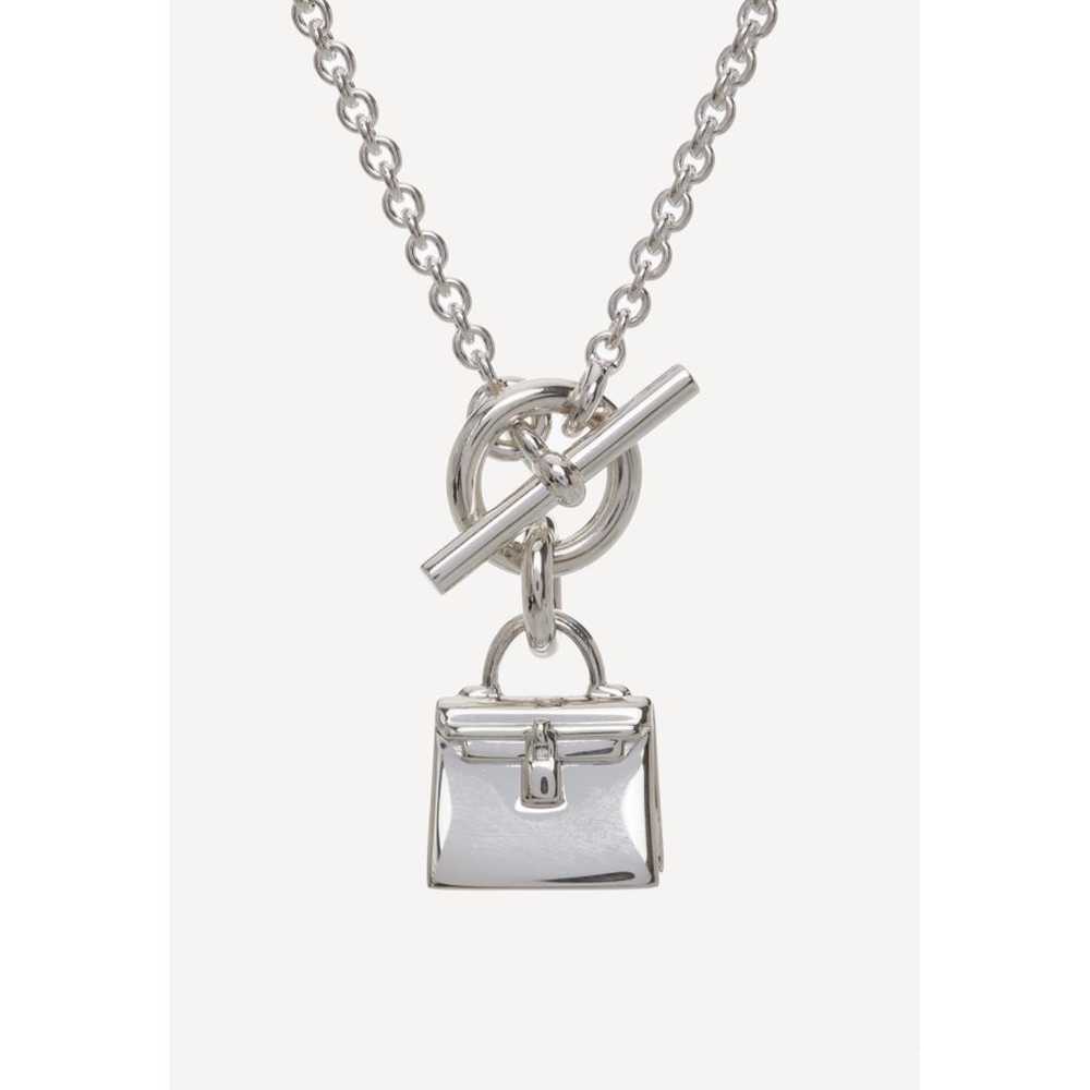 Hermès Amulette silver pendant - image 3