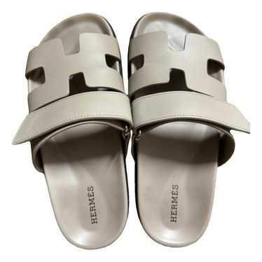 Hermès Chypre leather sandal