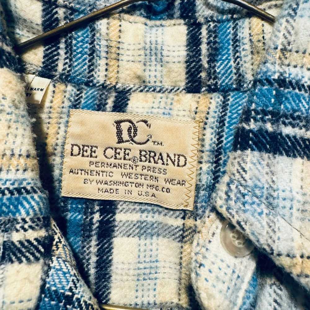 Vintage Dee Cee Flannel Shirt - image 4