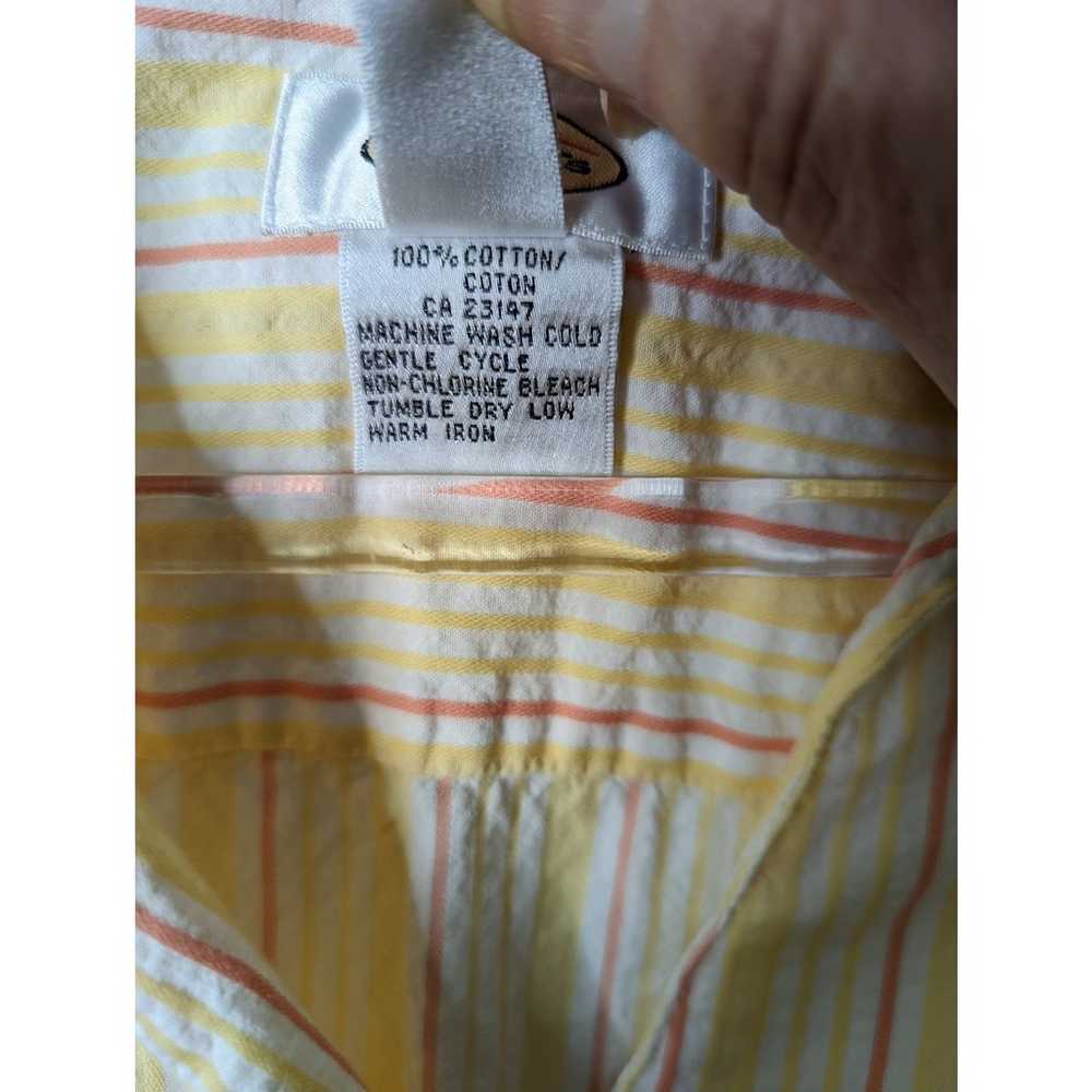 Vintage 80's Talbots Camp Shirt Cropped Tie Waist… - image 4