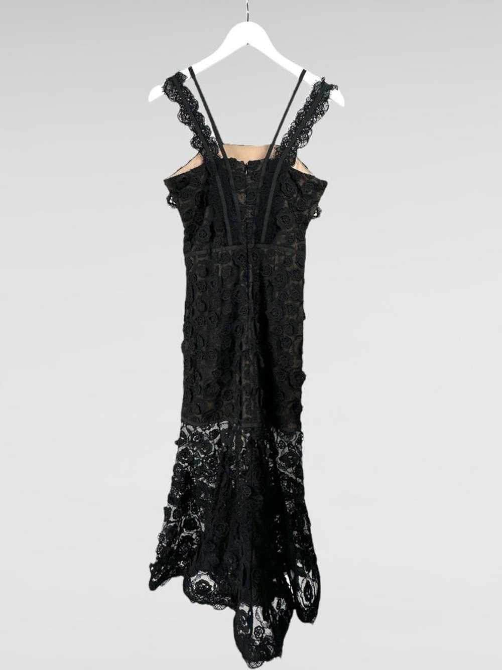 Alexis Alexis Lorelle Black Lace Long Dress - image 2