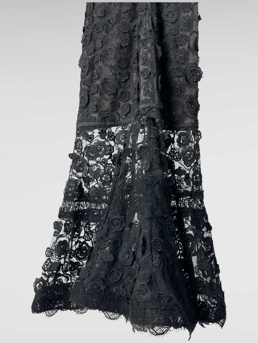 Alexis Alexis Lorelle Black Lace Long Dress - image 5