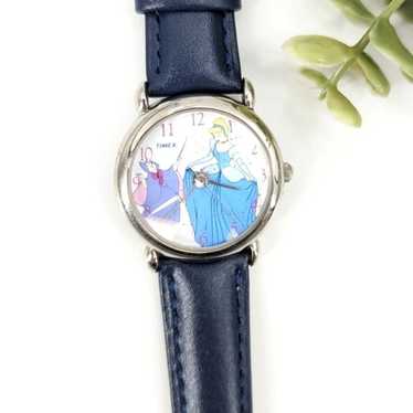 Disney X Timex Cinderella Vintage Watch New Navy L