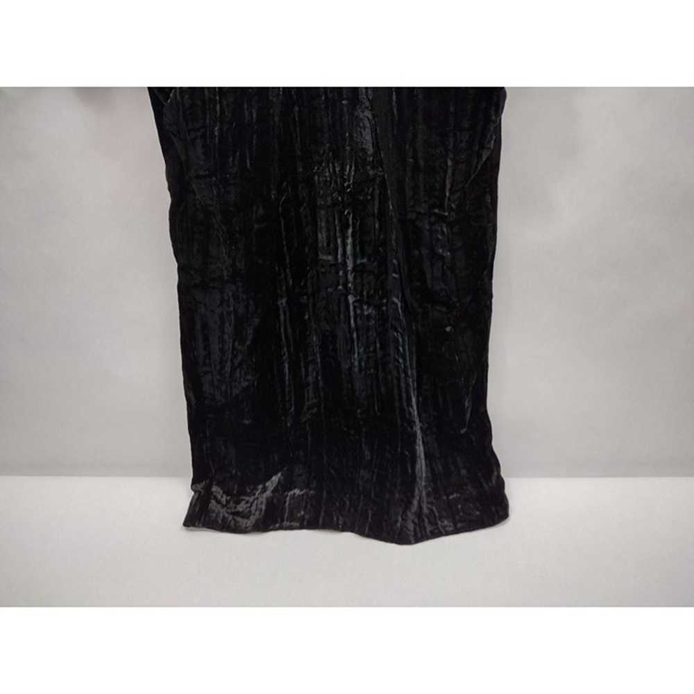 Nicole Miller Vintage Women's Dress Black Velour … - image 7