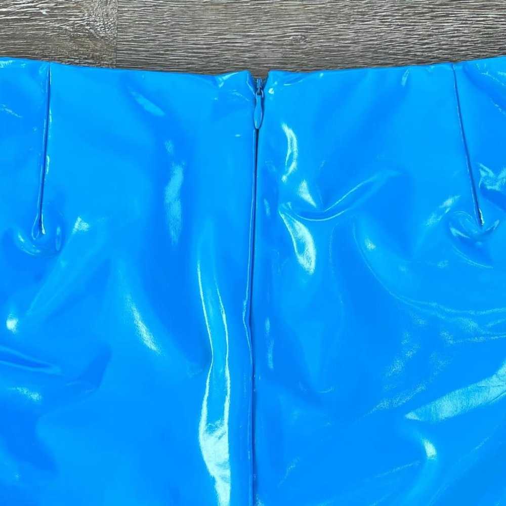 Tiger Mist Patent leather mini skirt - image 4