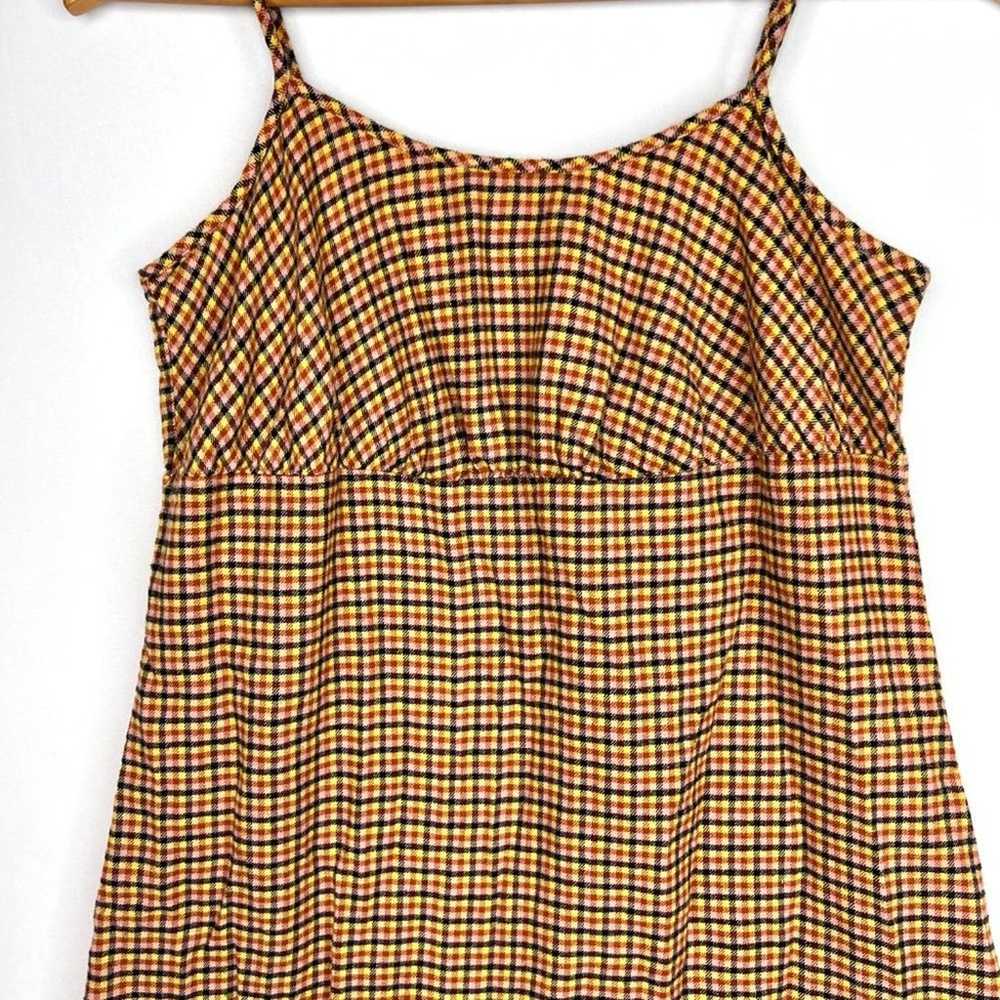 Wild Fable 90s Style Plaid Babydoll Dress Small - image 3