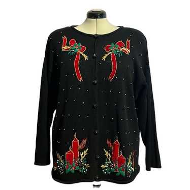 Vintage Victoria Jones Woman Ugly Christmas Sweat… - image 1