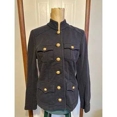 Tommy Hilfiger Navy & Gold Military Cut Jacket  Si