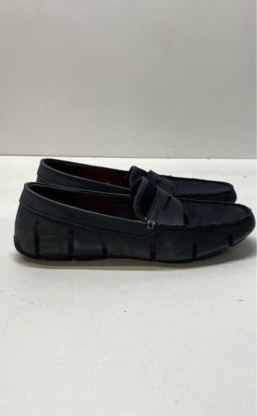 Swims Mesh Penny Loafers Black 10