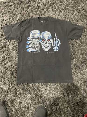 Rare × Streetwear × Vintage Rare tshirt skull wwe