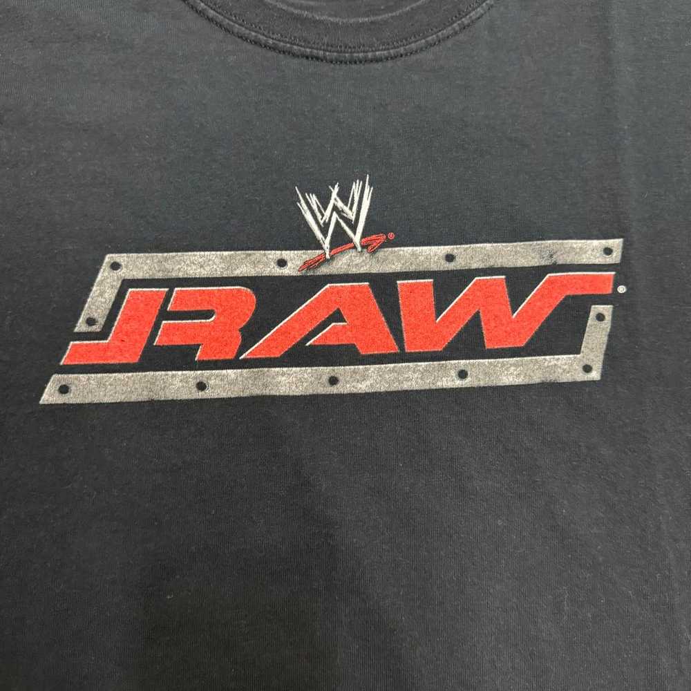 Vintage Y2K Shirt Mens XXL WWE Raw Brand Wrestlin… - image 3