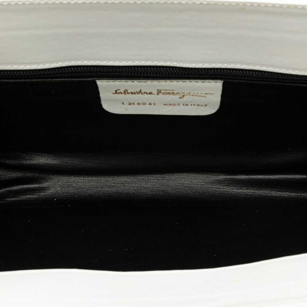 White Ferragamo Leather Crossbody - image 5