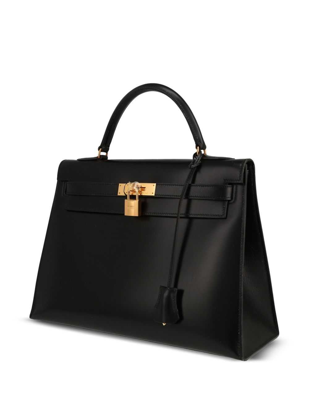 Hermès Pre-Owned 1989 Kelly 32 handbag - Black - image 4