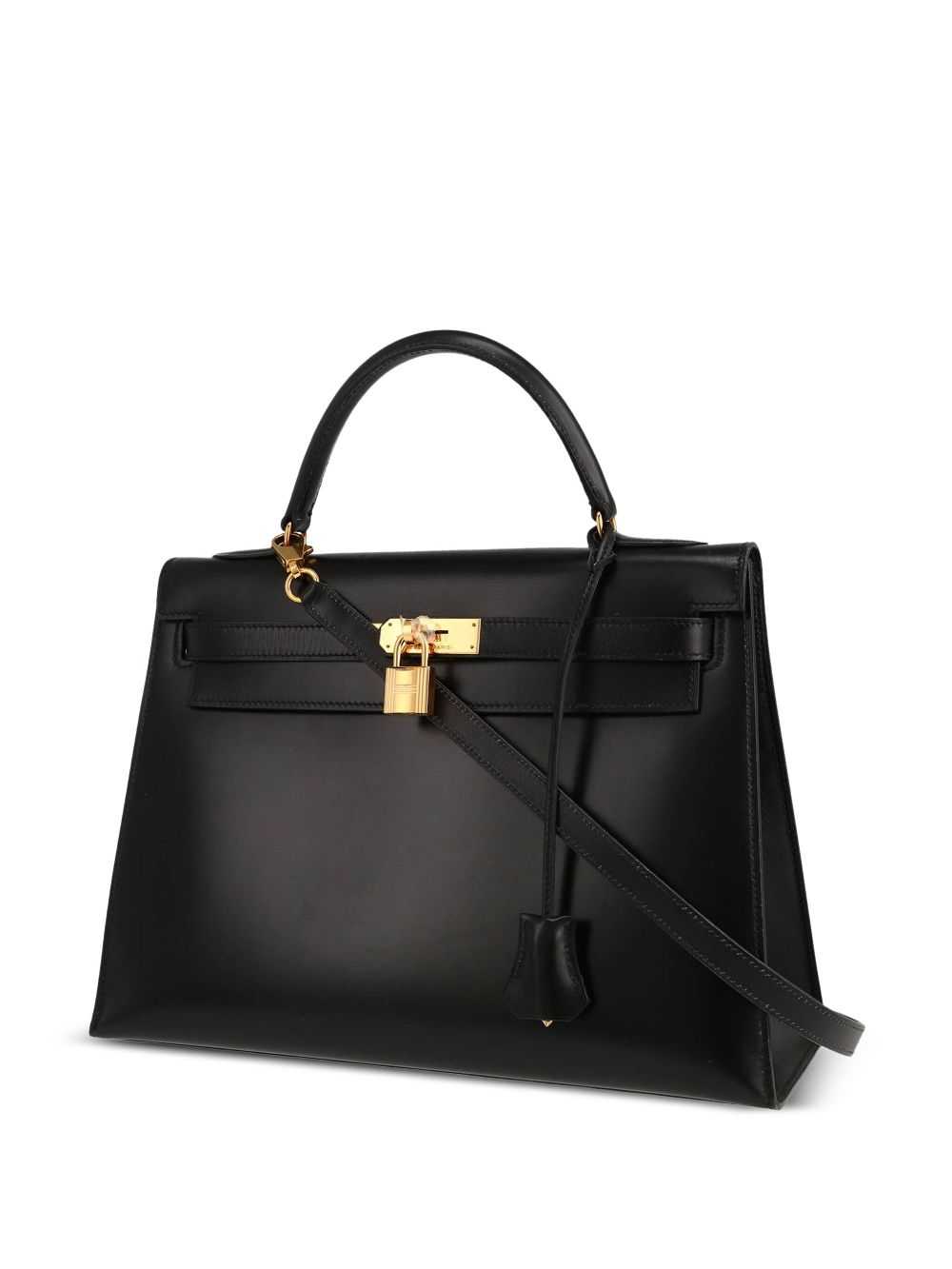 Hermès Pre-Owned 1989 Kelly 32 handbag - Black - image 5