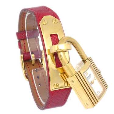 HERMES 1995 Kelly Watch Red Courchevel 160508 - image 1