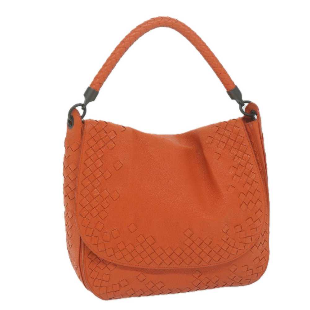 BOTTEGAVENETA INTRECCIATO Shoulder Bag Leather Or… - image 1