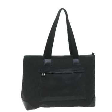 GUCCI GG Canvas Tote Bag Outlet Black 180449 Auth… - image 1