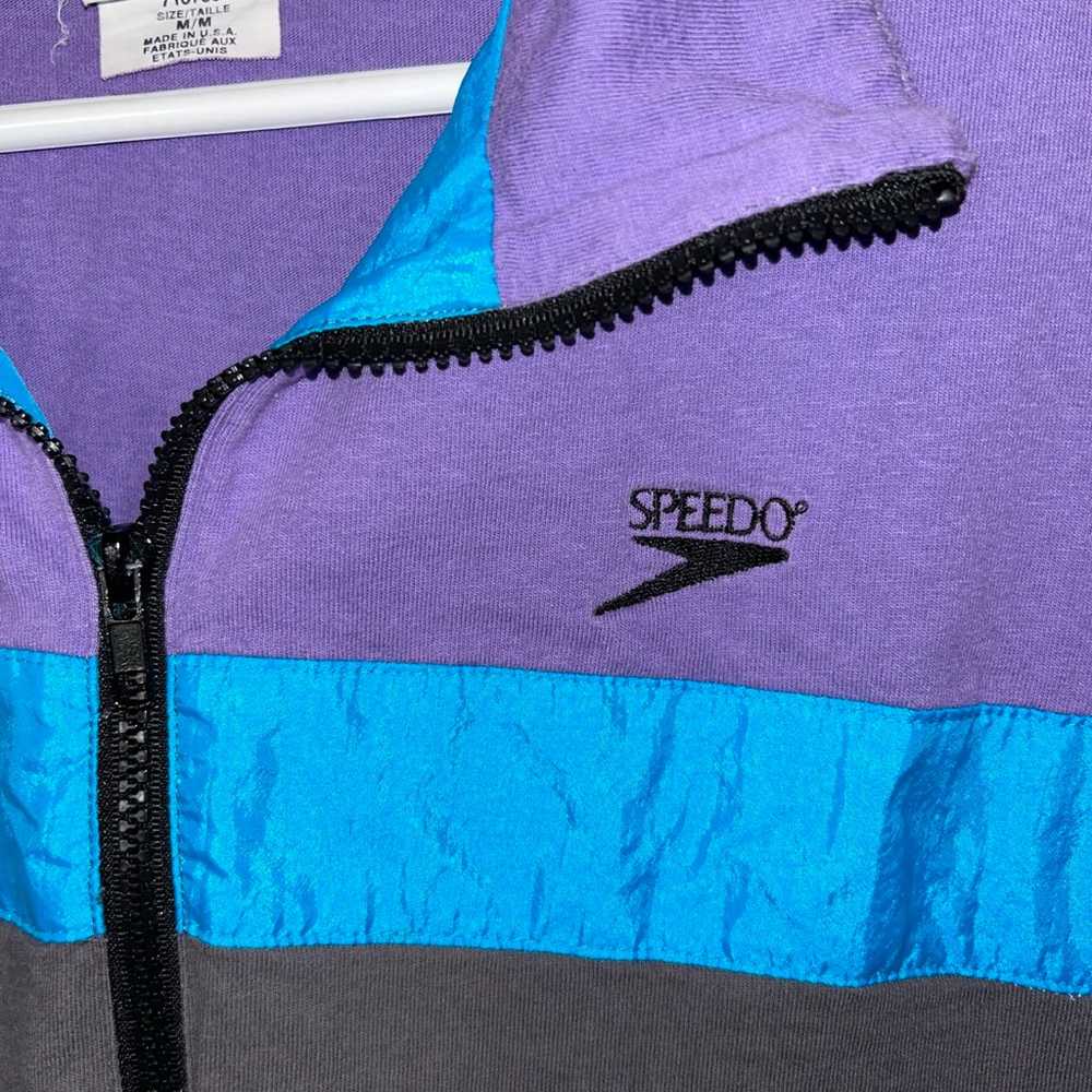 Vintage 90’s Speedo Zip Up Jacket sz M - image 2