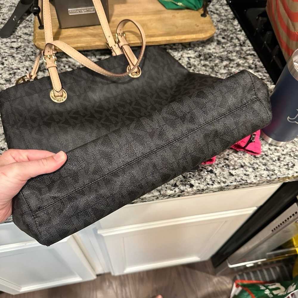 Michael Kors large tote bag purse black and brown - image 3