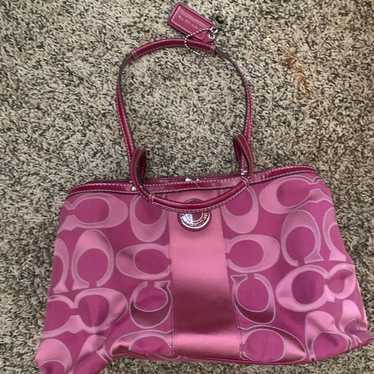 Coach pink handbag